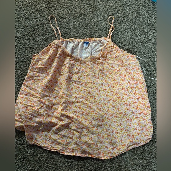 Old Navy Floral Camisole in Orange and Yellow - Picture 1 of 3